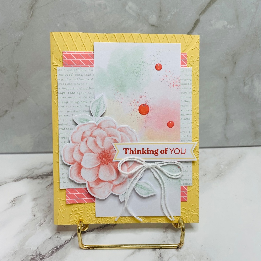 Thinking of You Handmade Card